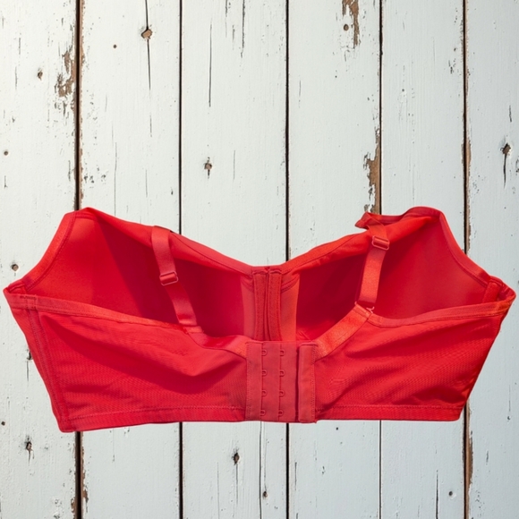 Curvy Couture Plus Size Women's Sheer Mesh lined Plunge T-Shirt Bra 42H NWT - Picture 5 of 9